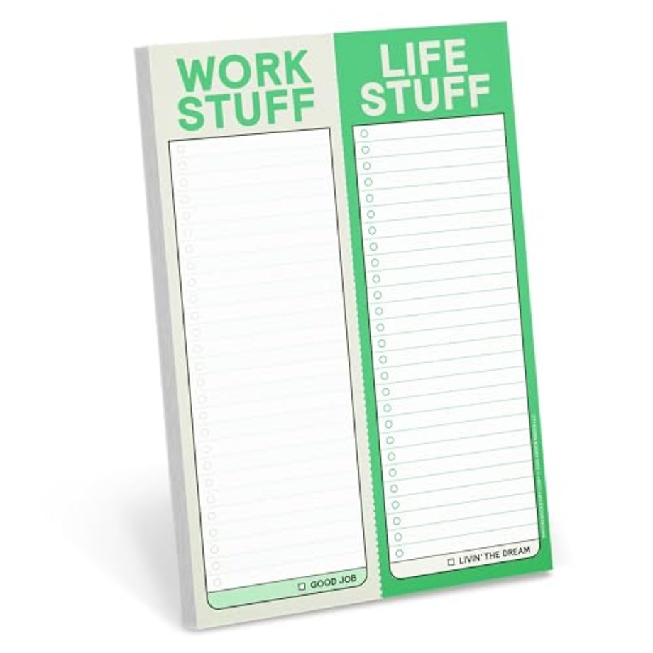 Knock Knock Work Stuff / Life Stuff Perforated Pad (Pastel Version)