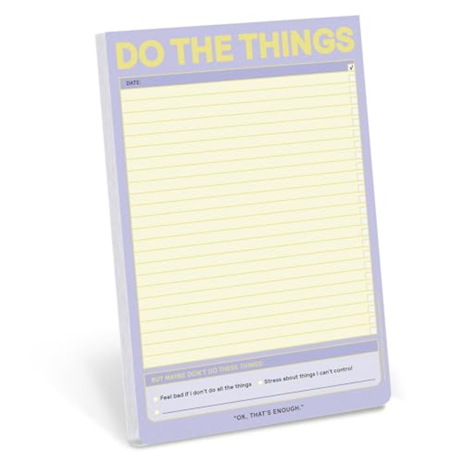 Knock Knock Do the Things Pad (Pastel Version)