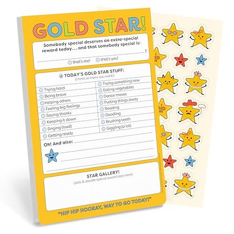 Knock Knock Kids Gold Star! Playtime Pads