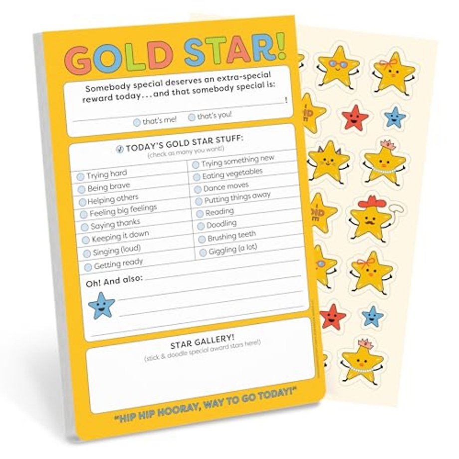 Knock Knock Kids Gold Star! Playtime Pads