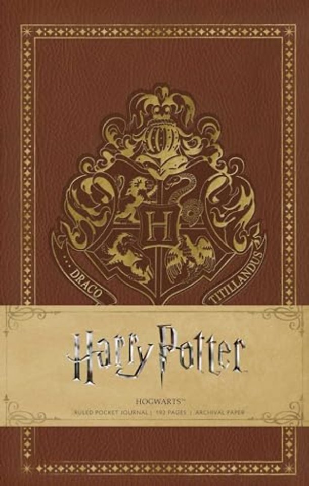 Harry Potter: Hogwarts Ruled Pocket Journal