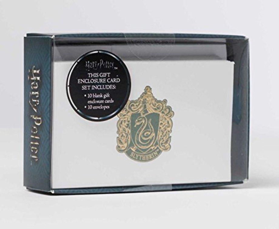 Harry Potter: Slytherin Crest Foil Gift Enclosure Cards