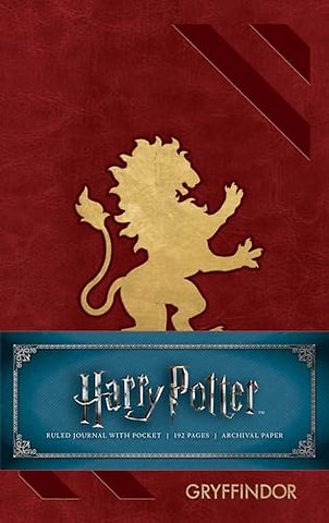 Harry Potter: Gryffindor Ruled Pocket Journal