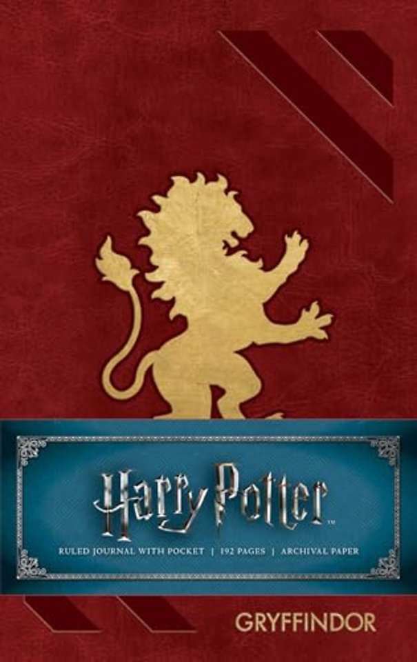 Harry Potter: Gryffindor Ruled Pocket Journal