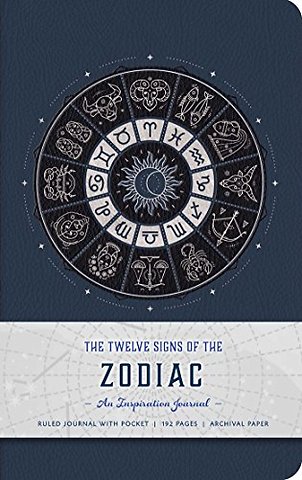 The Twelve Signs of the Zodiac Hardcover Ruled Journal