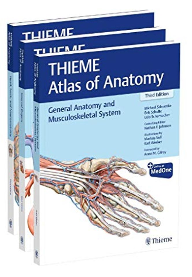 THIEME Atlas of Anatomy, Three Volume Set