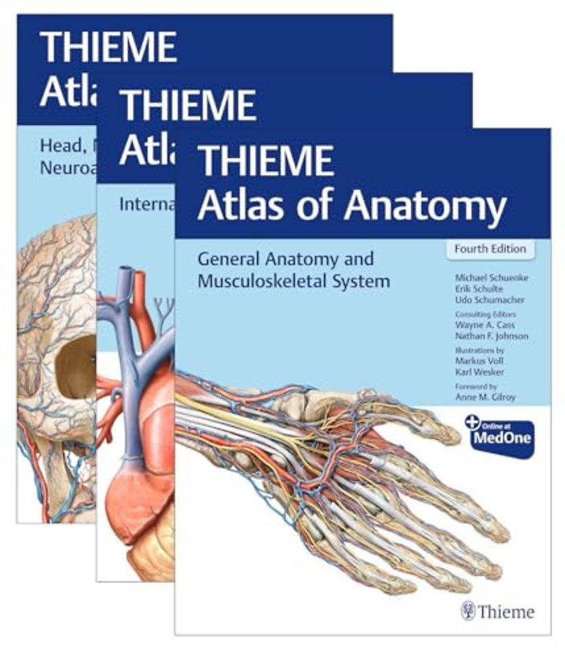 THIEME Atlas of Anatomy, Three Volume Set, Fourth Edition
