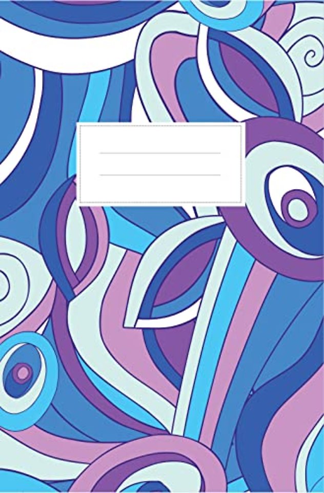 Ramsey & Todd | Journal Diary Notebook Sketchbook | Palm Beach Print Blue Hard Cover | Lined | 6 x 9 inches | 50lb White Paper | 192 Pages