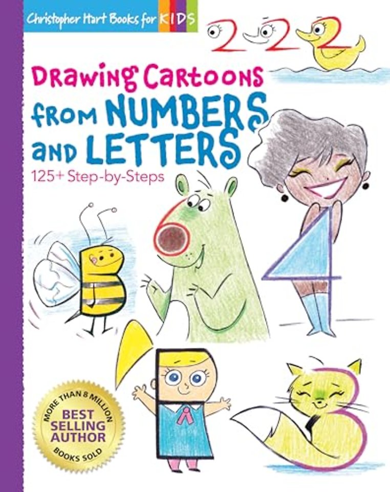 Drawing Cartoons from Numbers & Letters
