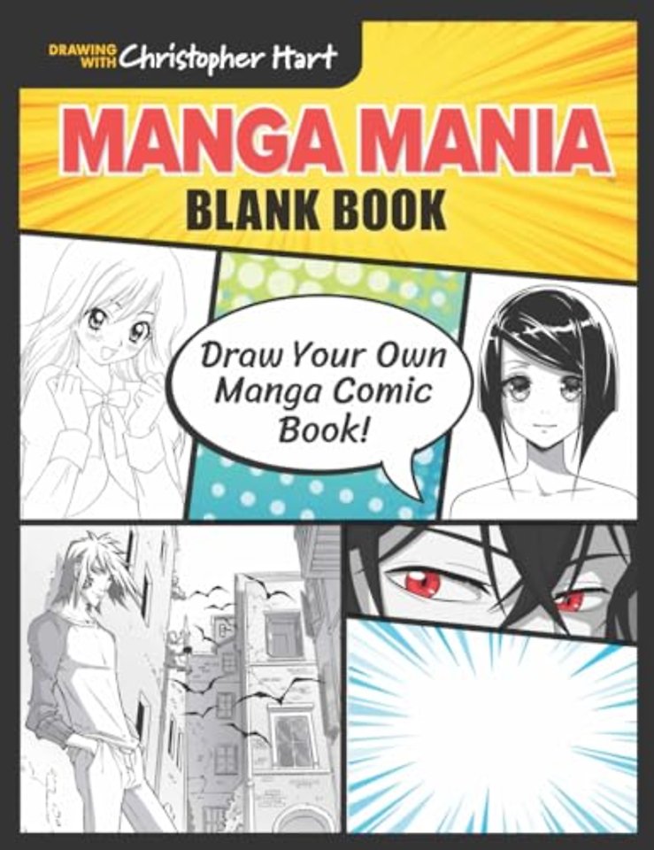 Manga Mania Blank Book – Draw Your Own Manga Comic Book!
