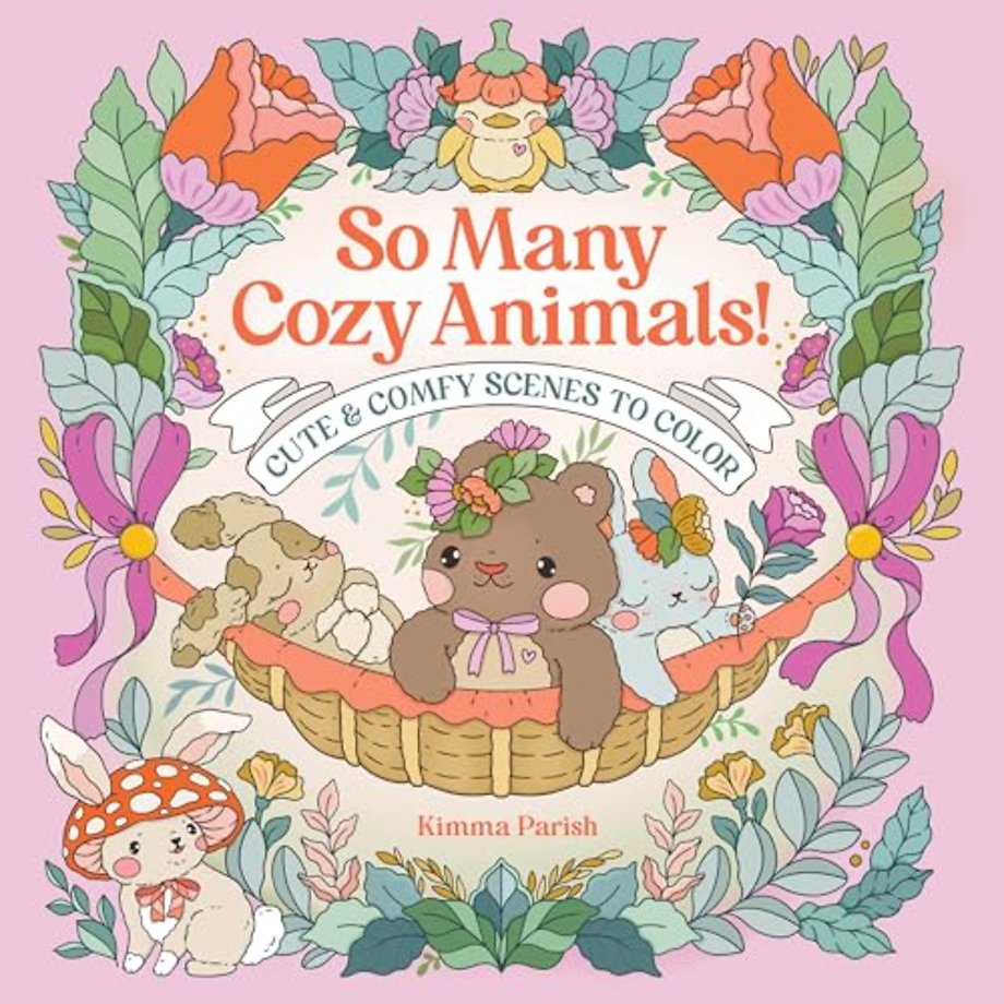 So Many Cozy Animals! – Cute & Comfy Scenes to Color