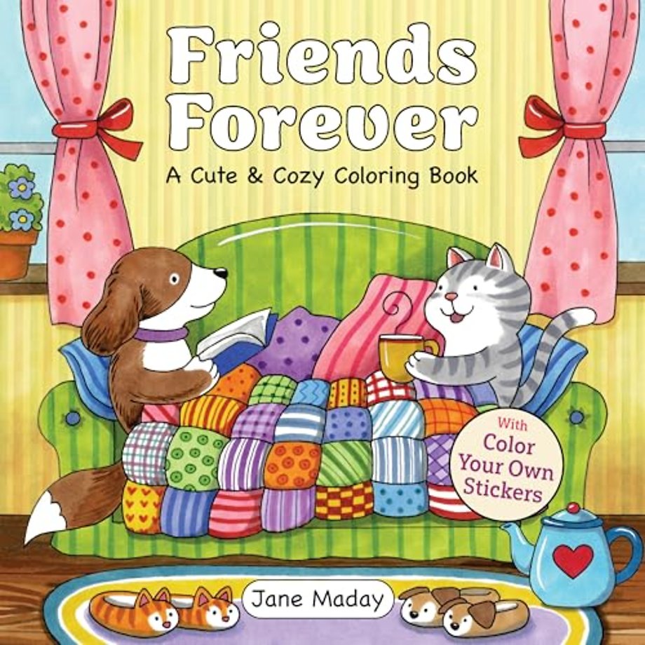 Friends Forever – A Cute & Cozy Coloring Book