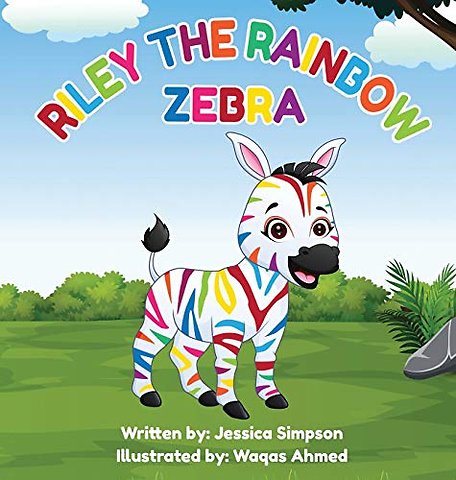 Riley the Rainbow Zebra