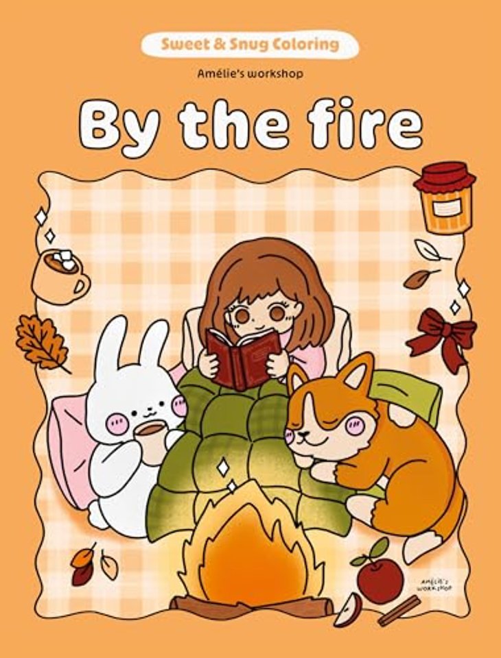 Sweet & Snug Coloring: By the Fire