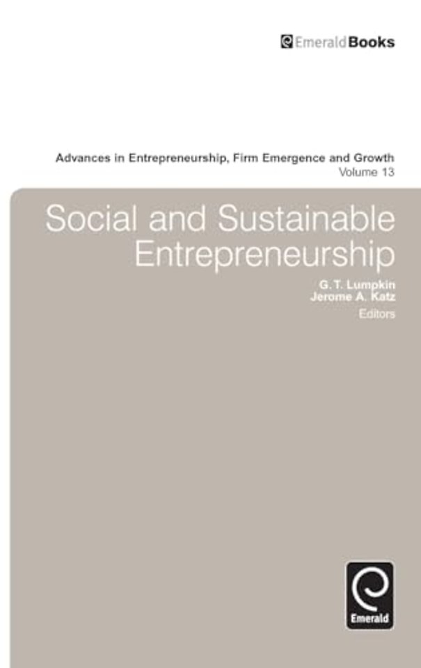 Social and Sustainable Entrepreneurship