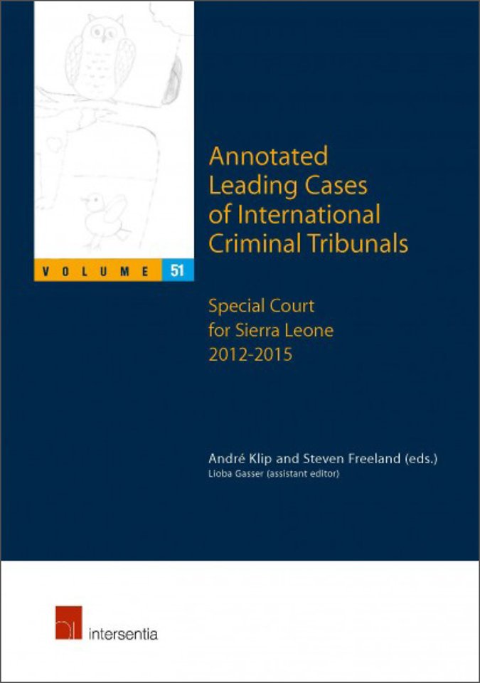 Annotated Leading Cases of International Tribunals - volume 51