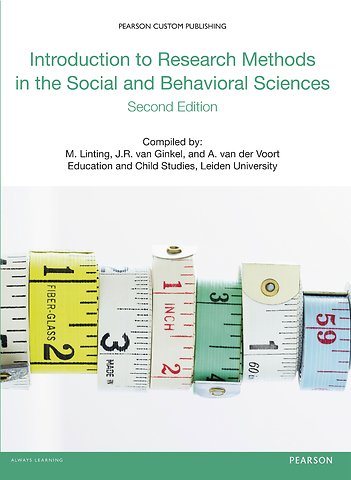 Introduction to Research Methods in the Social and Behavioral Sciences, 2nd custom edition