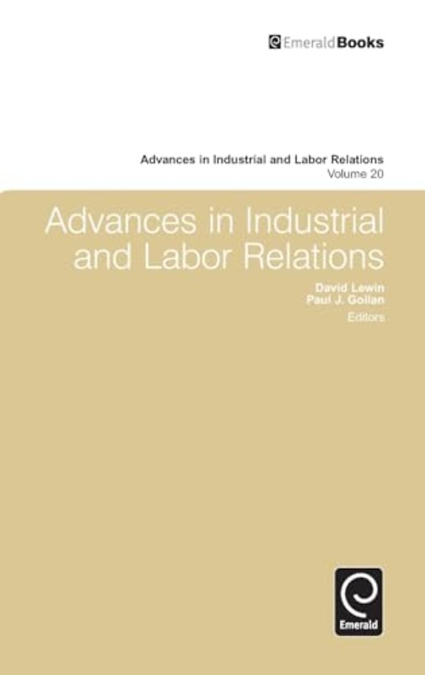 Advances in Industrial & Labor Relations