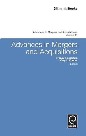 Advances in Mergers and Acquisitions