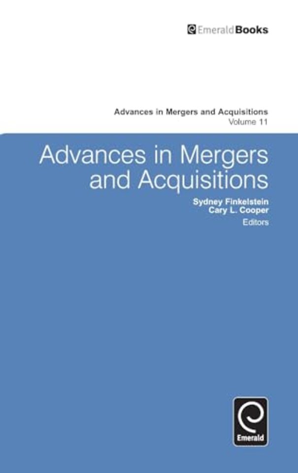 Advances in Mergers and Acquisitions