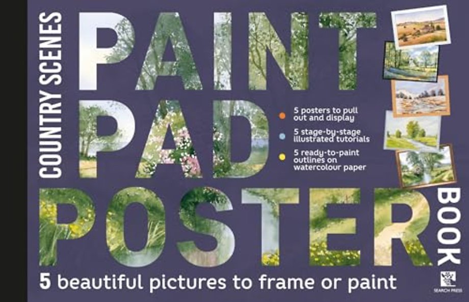 Paint Pad Poster Book: Country Scenes