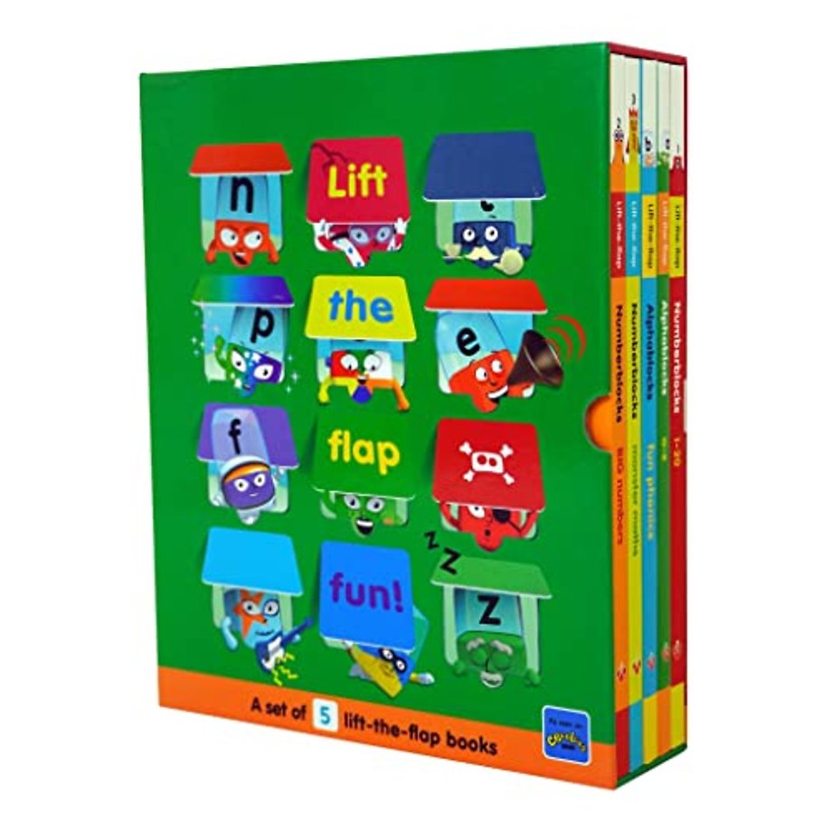 Numberblocks and Alphablocks 5 Book Lift-the-Flap Set