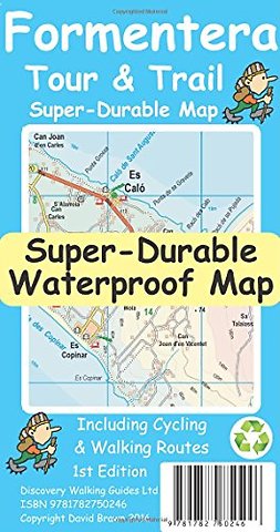 Formentera Tour and Trail Super Durable Map