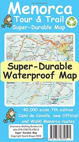 Menorca Tour and Trail Map