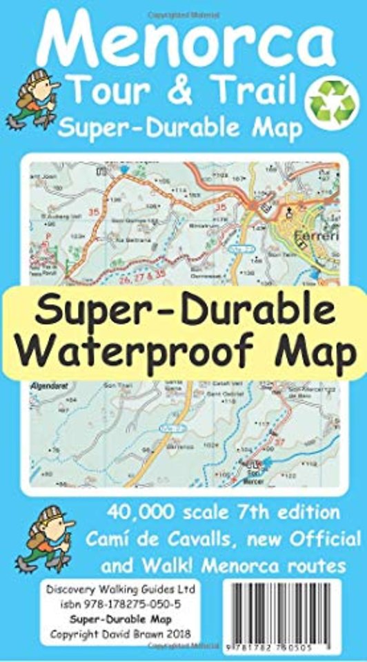 Menorca Tour and Trail Map