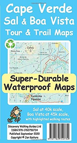 Cape Verde Sal and Boa Vista Tour and Trail Maps