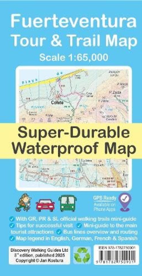 Fuerteventura Tour & Trail Map (3rd edition)