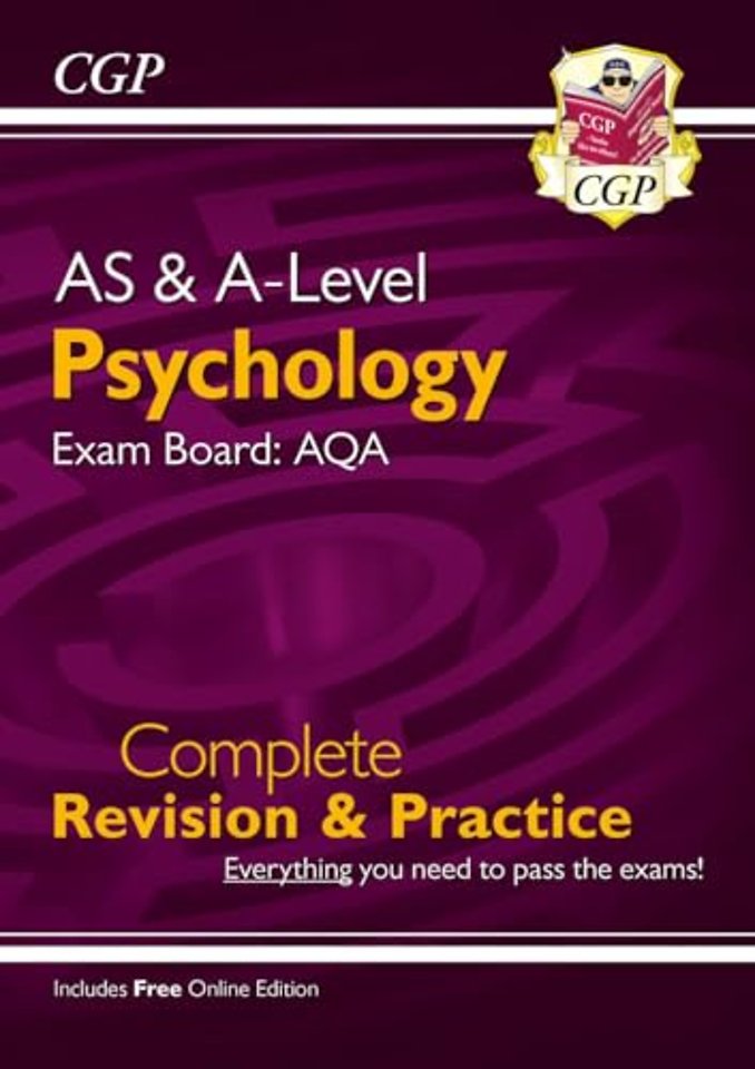 A-Level and AS Psychology: AQA Complete Revision & Practice with Online Edition (For exams in 2026)