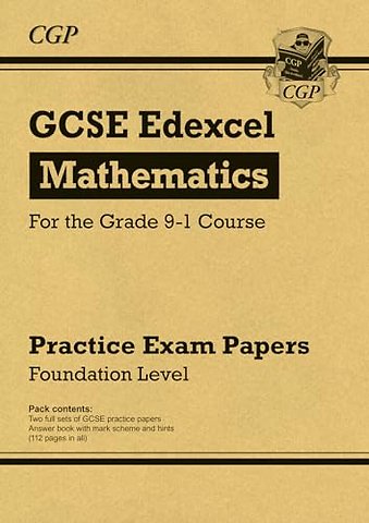 GCSE Maths Edexcel Practice Papers: Foundation