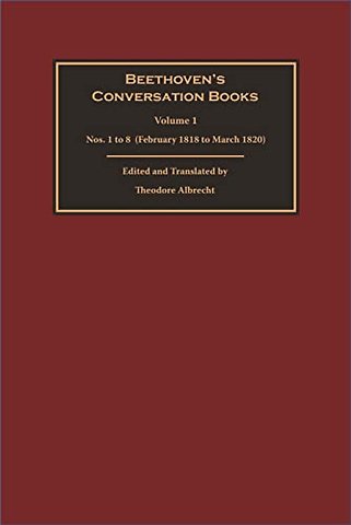 Beethoven's Conversation Books Volume 1