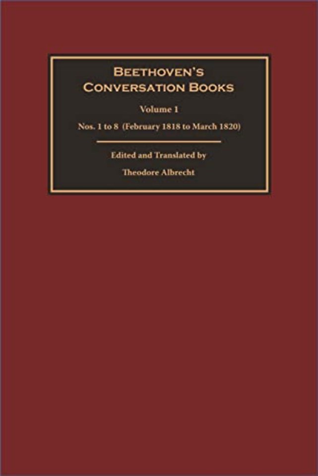 Beethoven's Conversation Books Volume 1