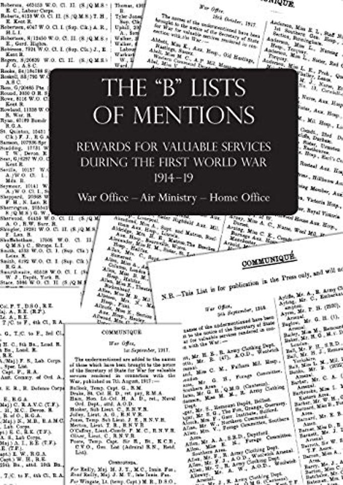 The "B" Lists of Mentions