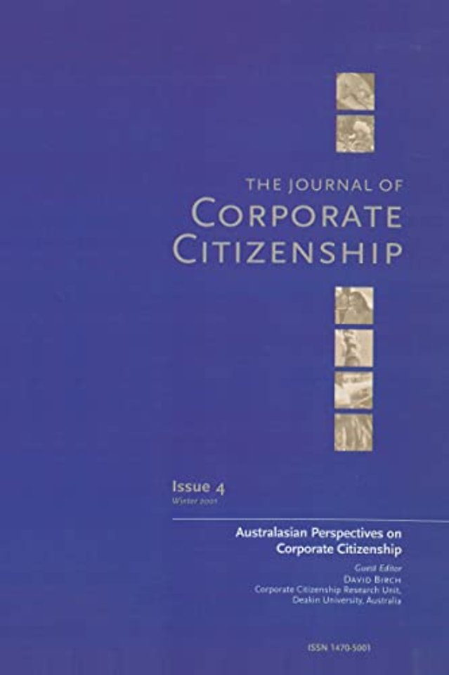 Australasian Perspectives on Corporate Citizenship