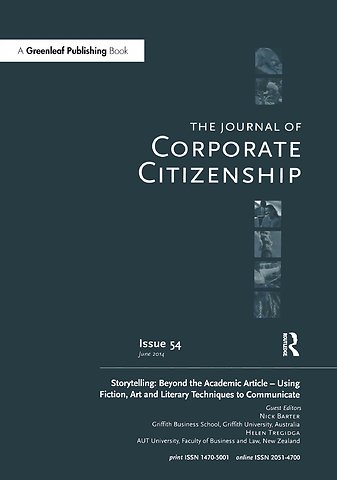 Storytelling: Beyond the Academic Article – Using Fiction, Art and Literary Techniques to Communicate