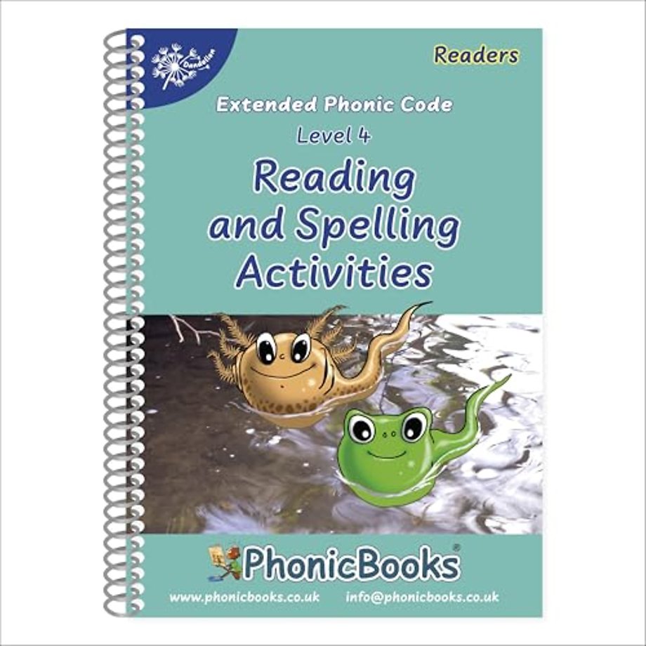 Phonic Books Dandelion Readers Reading and Spelling Activities Vowel Spellings Level 4