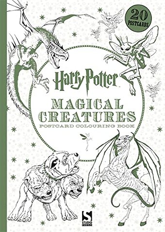 Harry Potter Magical Creatures Postcard Colouring Book