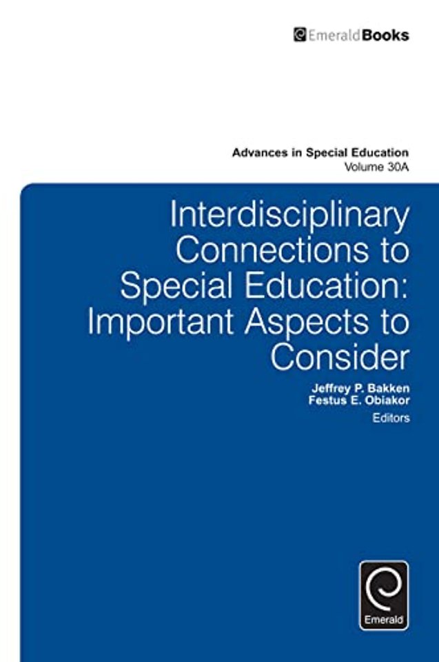 Interdisciplinary Connections to Special Educati – Important Aspects to Consider