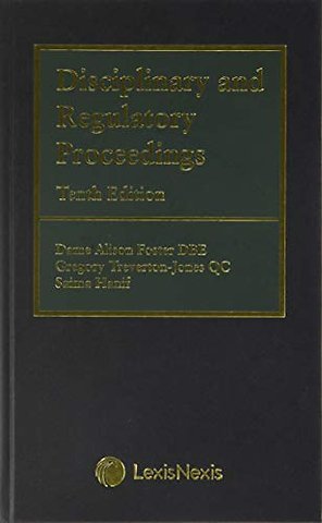 Disciplinary and Regulatory Proceedings