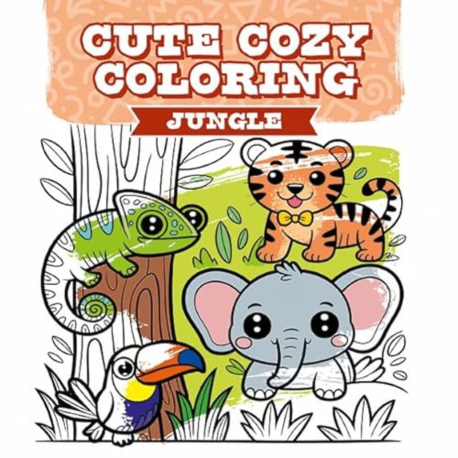 Cute Cozy Coloring: Jungle