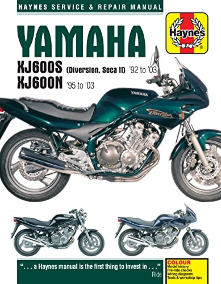Yamaha XJ600S (Diversion, Seca II) & XJ600N Fours (92 - 03) Haynes Repair Manual