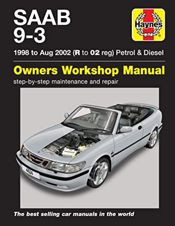 Saab 9–3 Petrol & Diesel (98 – Aug 02) Haynes Repair Manual