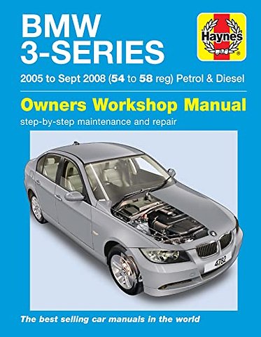 BMW 3–Series Petrol & Diesel (05 – Sept 08) Haynes Repair Manual