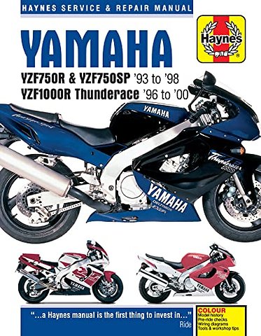 Yamaha YZF750R & YZF1000R Thunderace (93 - 00) Haynes Repair Manual