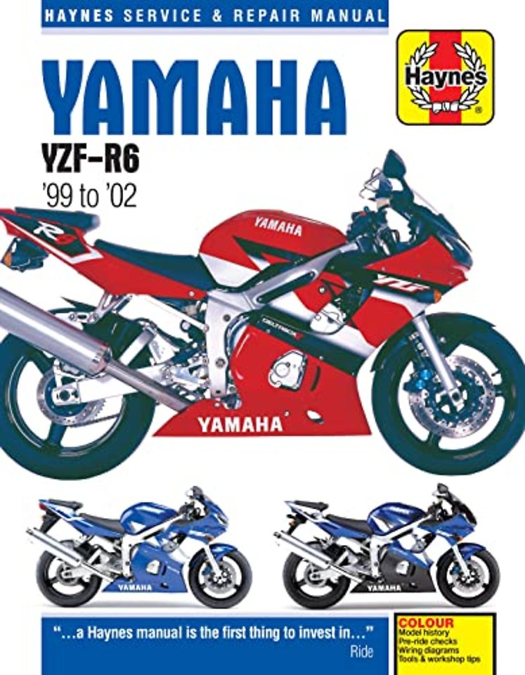 Yamaha YZF–R6 (99 – 02) Haynes Repair Manual