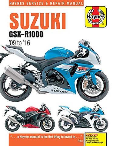 Suzuki GSX–R1000 (09 – 16) Haynes Repair Manual