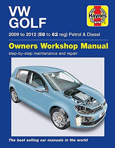 VW Golf Petrol and Diesel (09 – 12) 58 to 62
